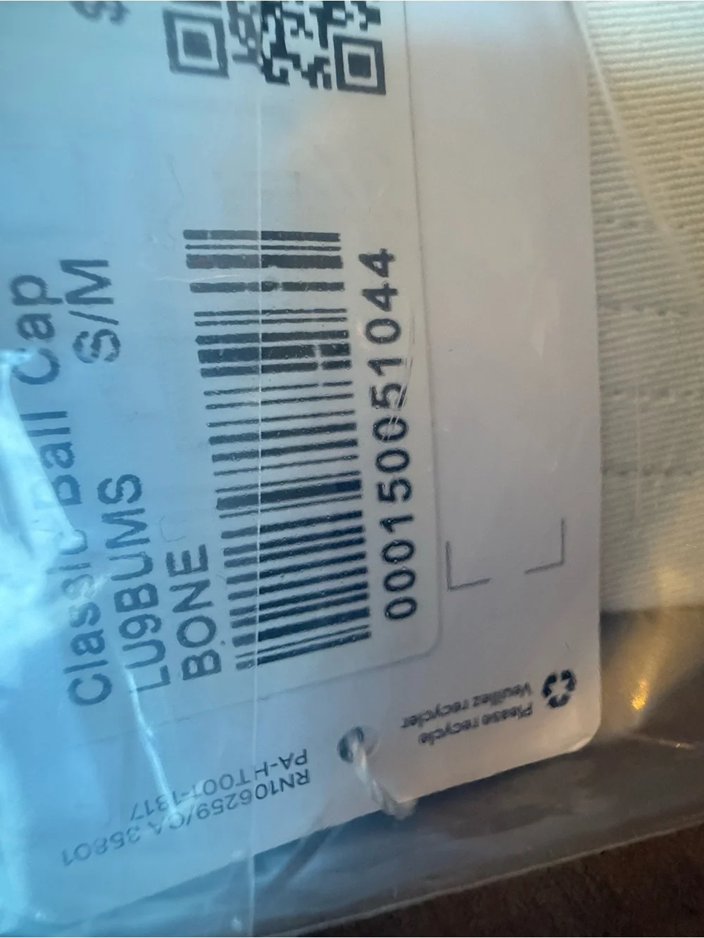 lululemon BONE S/M NWT Baller Hat
